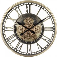 Bellissima Casa zegar ścienny z ruchomym widocznym mechanizmem i cyframi rzymskimi - Zegary handmade