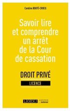 Savoir Lire Et Comprendre Un Arrêt De La Cour De Cassation - Literatura ...