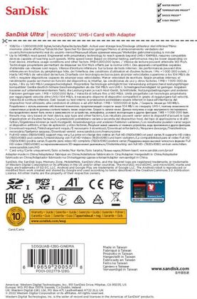 Karta pamięci do aparatu Karta SanDisk Ultra Android Karta pamięci do aparatu Karta SanDisk Ultra Android