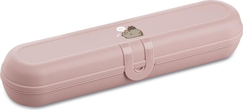 Gourde Koziol Buddy 500 Ml Avec Motif Pusheen - Rose, Plastique Biologique, Design Mignon, Parfaite Pour L'école Ou Les Sorties
