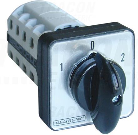 Tracon Electric Przełącznik Wyboru Bez Obudowy 32A 1-0-2 TKV3293