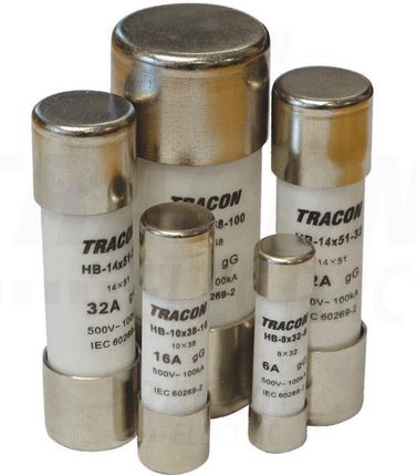Tracon Electric Bezpiecznik Cylindryczny Hbm 8x32 16A