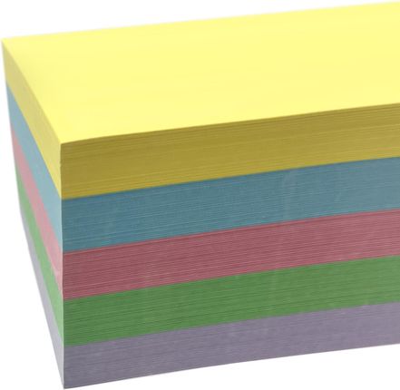 Inkhouse Papier Biurowy Ksero Kolorowy A4 Mix Pastelowy 5 Kolorów 80-120 Gr 500 Arkuszy
