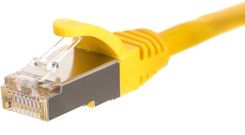 NetRack Patchcord RJ45 osłonka zalewana kat.5e FTP 3m żółty (BZPAT3FY)