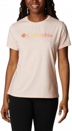 Damski t-shirt treningowy z nadrukiem COLUMBIA Sun TrekSS Graphic Tee