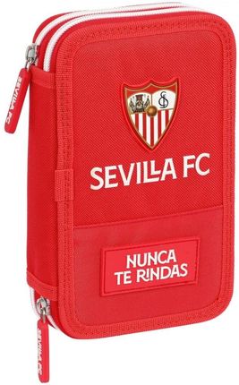 Sevilla Fútbol Club Piórnik Podwójny Czerwony 28 Pcs