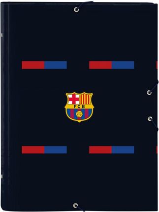 F.C. Barcelona Folder Kasztanowy Granatowy A4 26X33.5 4Cm