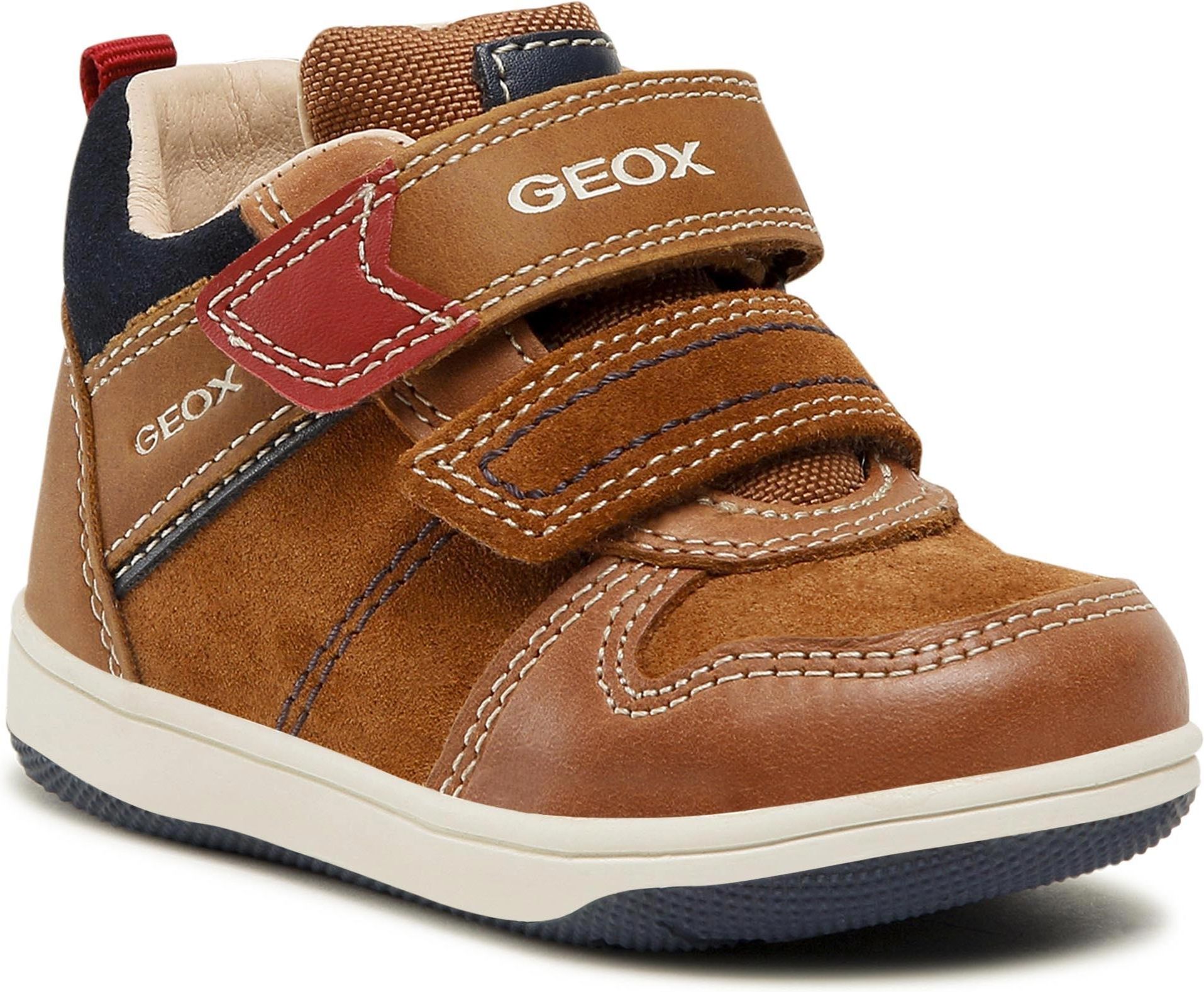 Trzewiki GEOX - B New Flick B. A B161LA 022ME C6381 M Lt Brown/Navy ...