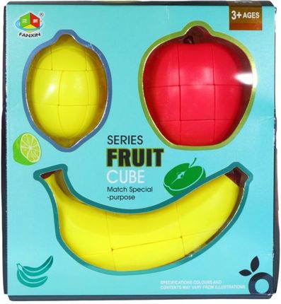 Fanxin Fruits 3 Set Cube Stickerless Bright FXSG04