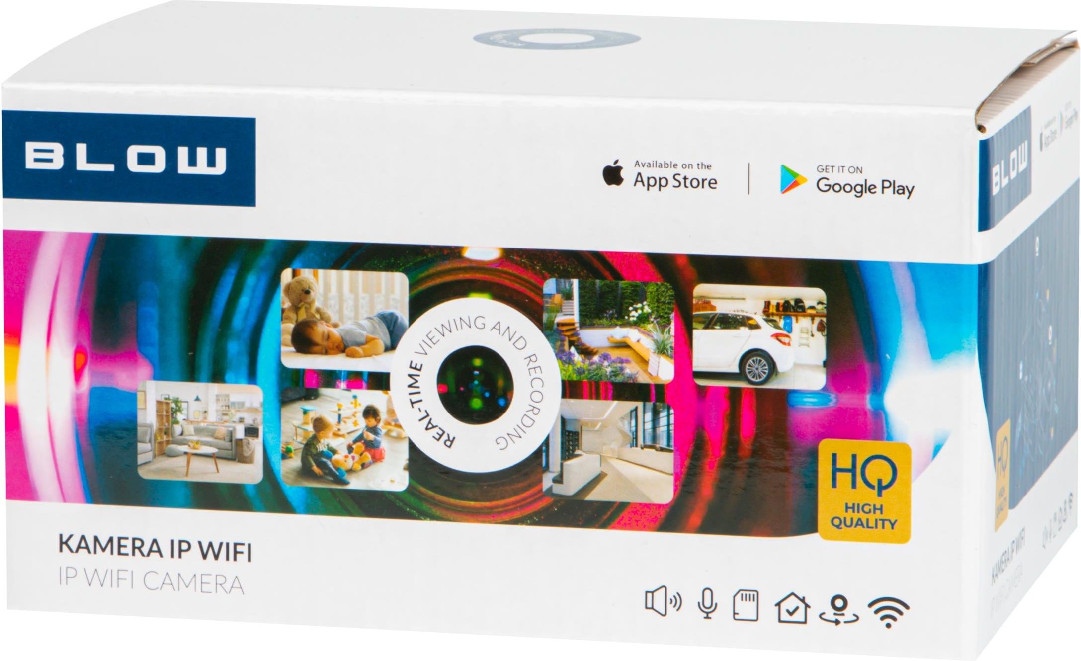 Blow Kamera Wifi Żarówka E27 110~220V 3Mp Interkom (78819) - zdjęcie 1 Blow Kamera Wifi Żarówka E27 110~220V 3Mp Interkom (78819)