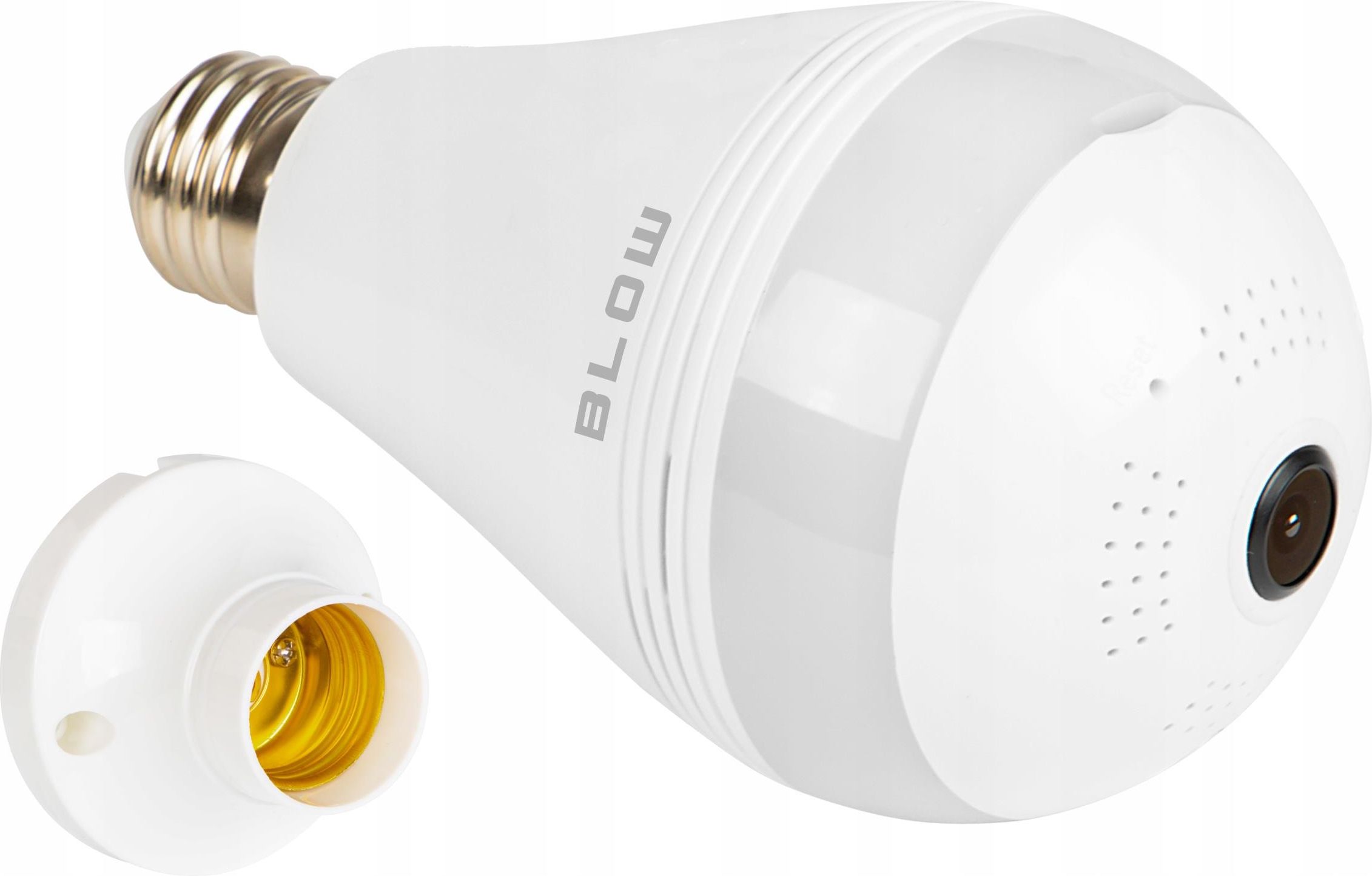 Blow Kamera Wifi Żarówka E27 110~220V 3Mp Interkom (78819) - zdjęcie 6 Blow Kamera Wifi Żarówka E27 110~220V 3Mp Interkom (78819)