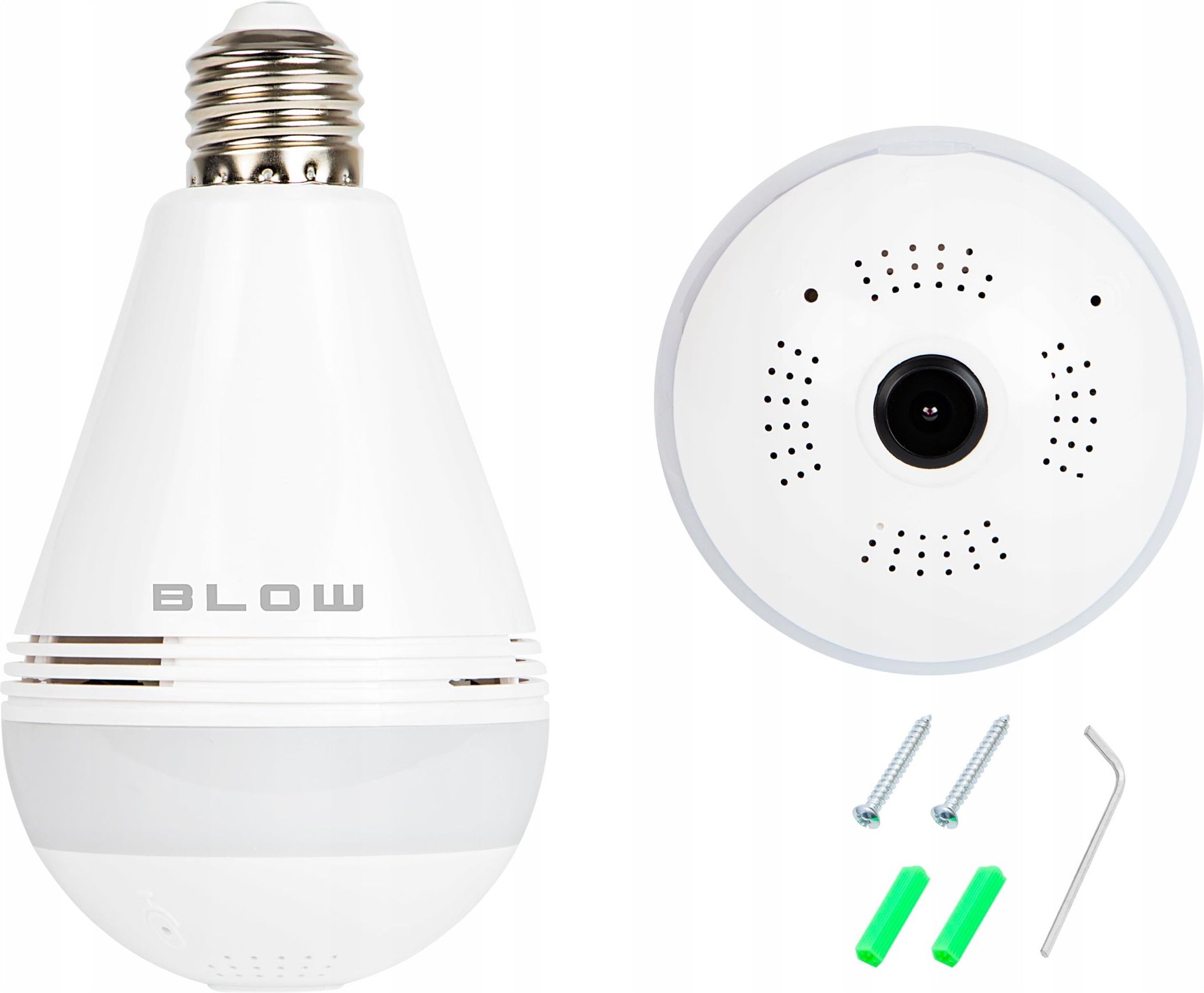 Blow Kamera Wifi Żarówka E27 110~220V 3Mp Interkom (78819) - zdjęcie 8 Blow Kamera Wifi Żarówka E27 110~220V 3Mp Interkom (78819)