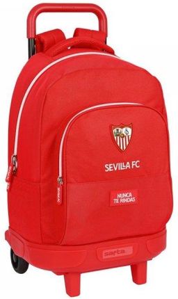 Sevilla Fútbol Club Torba Szkolna Z Kółkami Czerwony 33X45X22Cm