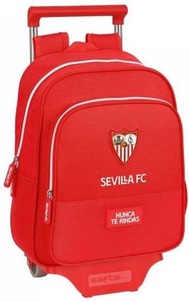 Sevilla Fútbol Club Torba Szkolna Z Kółkami Czerwony 28X34X10Cm