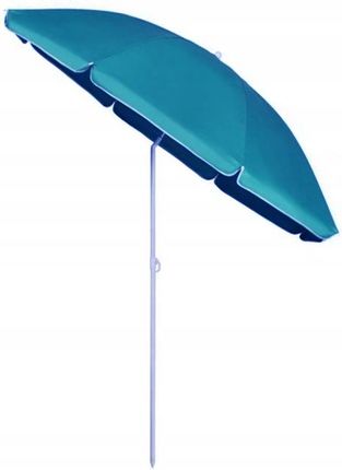 Duży Plażowy Parasol Ogrodowy 180cm Niebieski