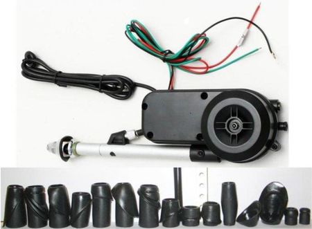 thumbnail image 2 of Surga Performance Telescopic Car Antenna - Electric AM/FM Mast For Mercedes W124 W201 BMW E30 (Silver, 87cm) 2 of 5