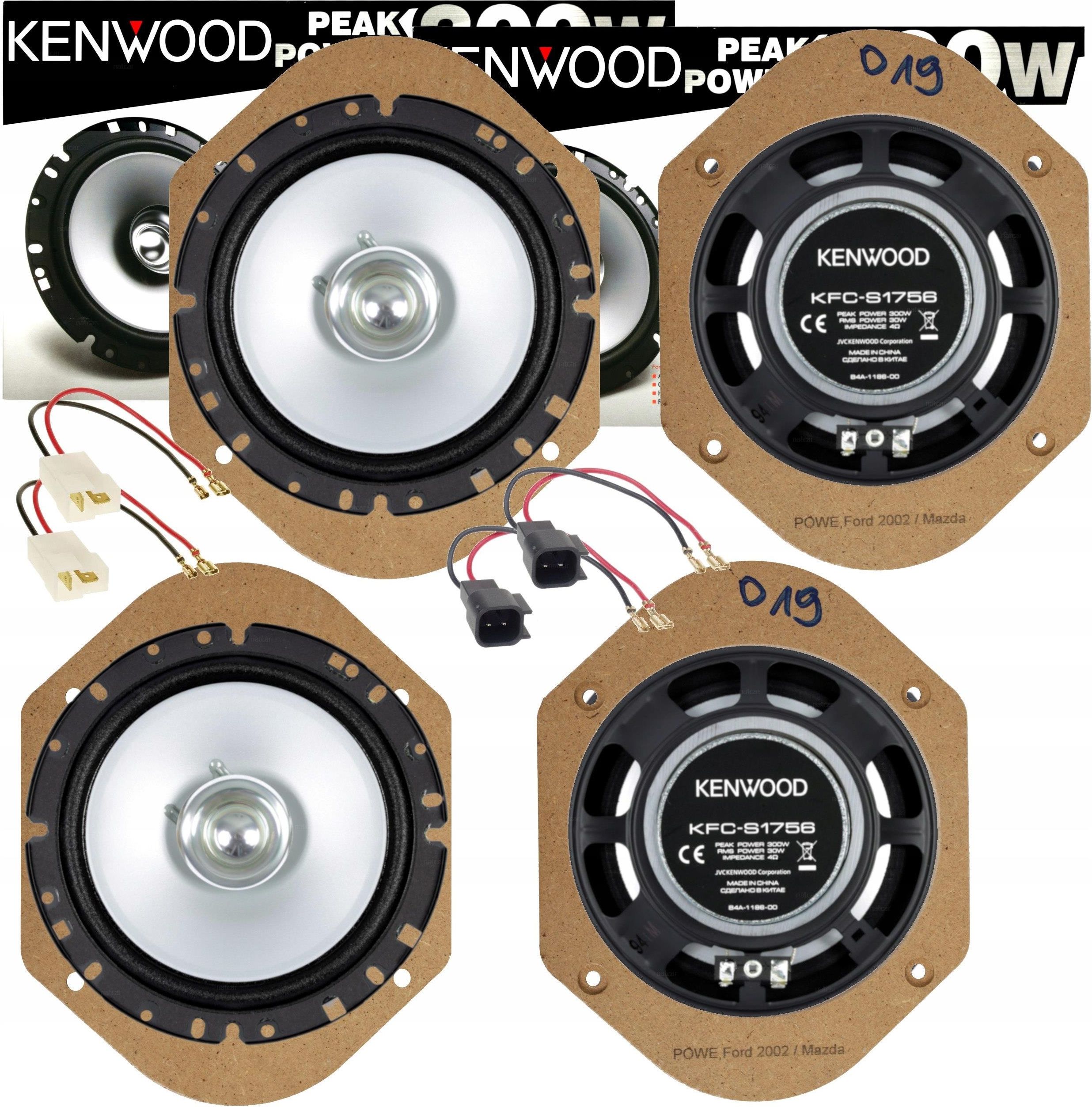 Głośnik samochodowy Kenwood Głośniki Ford Fusion Przód I Tył Opinie i ceny na Ceneo.pl