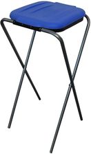 Zdjęcie PAKO GROUP Stojak do segregacji odpadów 1-stanowiskowy niebieski - Koszalin