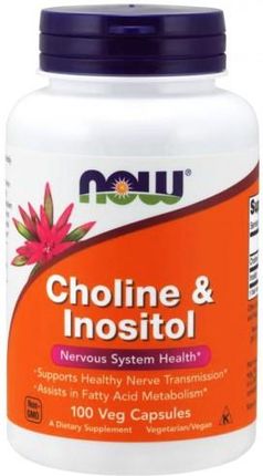 Now Foods Cholina & Inozytol 250 Mg 100 Kaps