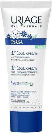 Uriage Bebe 1St Cold Cream Ultraodżywczy Krem Ochronny Do Twarzy I Ciała Dziecka 75ml