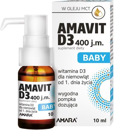 AMAVIT D3 Baby 400 j.m. 10 ml