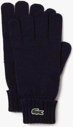 Lacoste unisex rękawiczki z dżerseju wełnianego