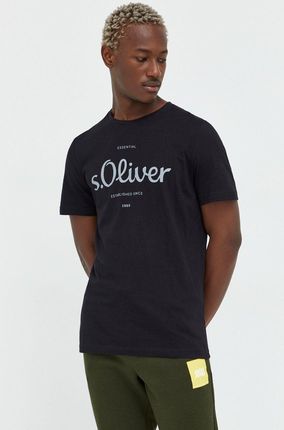 Anastacia by s.Oliver Kopertowa koszulka czarny W stylu casual Moda Koszulki Kopertowe koszulki 