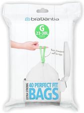 Zdjęcie Brabantia  Worki na śmieci rozmiar G 23-30L 40 szt.  - Supraśl