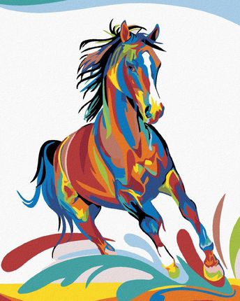 Zuty Malowanie Po Numerach – Kolorowe Konie