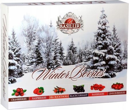 Basilur Assorted Winter Berries Zestaw Herbat 60 Saszetek
