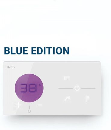 Tres Shower Technology Blue Edition BielChrom 49286398