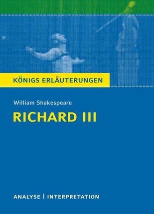 Richard III. Textanalyse und Interpretation in englischer Sprache William Shakespeare