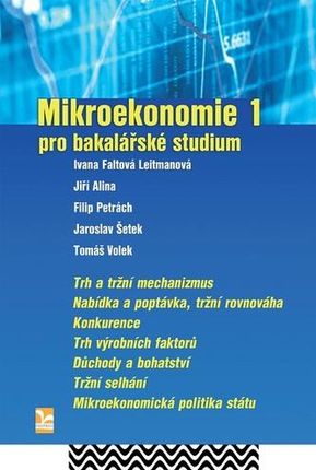 Mikroekonomie 1 – pro bakalářské studium Faltová Leitmanová Ivana, Alina Jiří, Petrách Filip, Šetek Jaroslav, Volek Tomáš