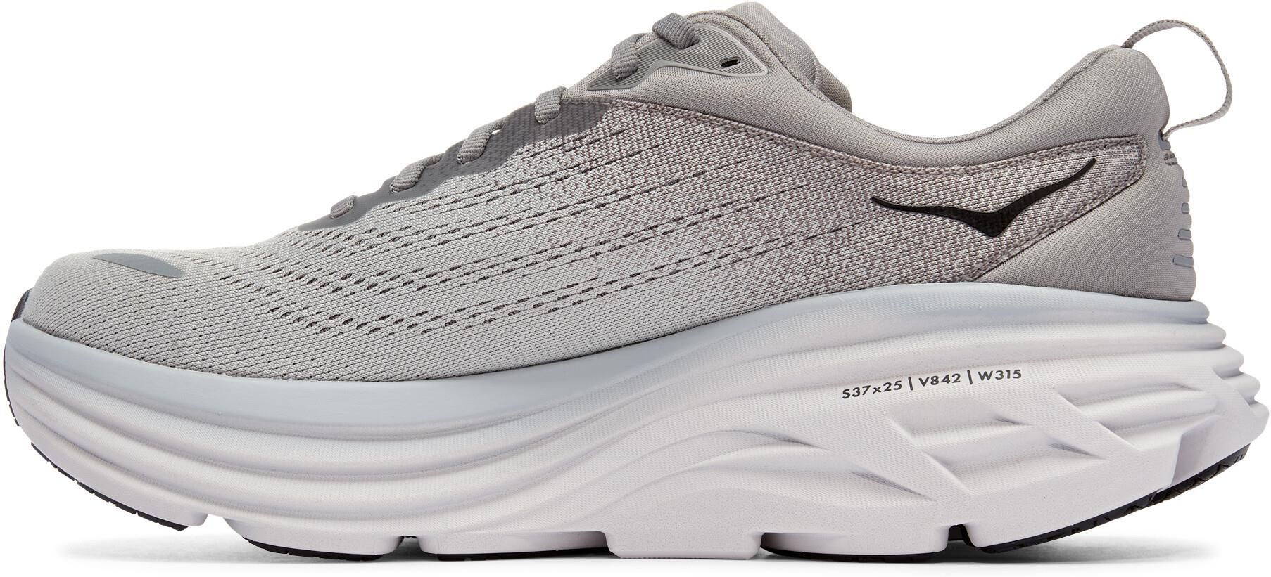 Hoka One Bondi 8 Running Shoes Men Szary 1123202Shms09D