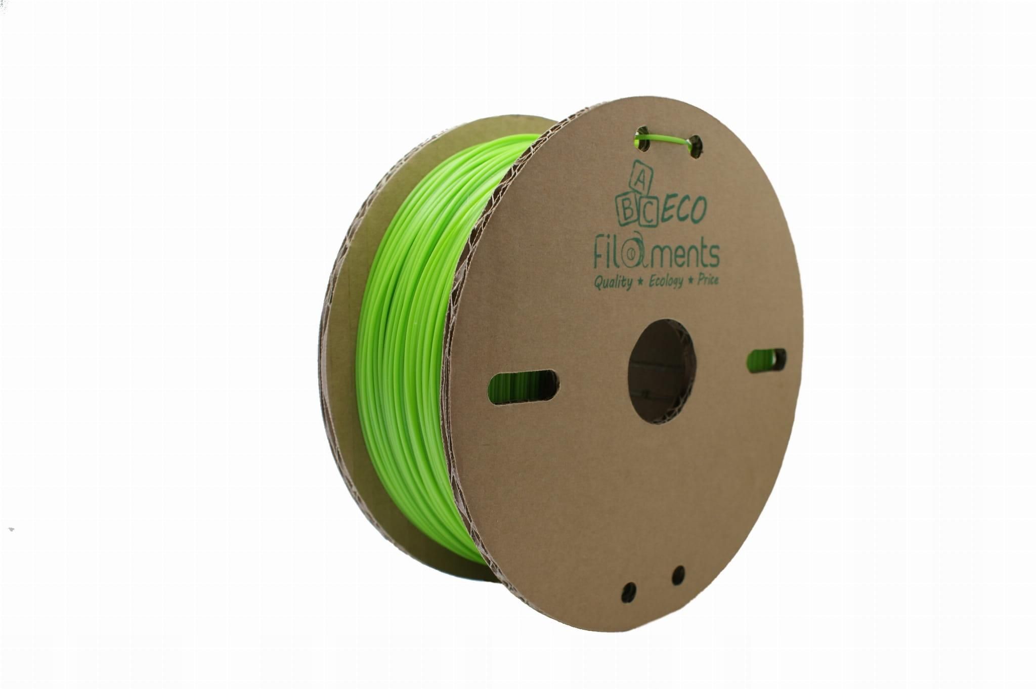 Filament PRINT ME FILAMENT ABC ECO FILAMENTS PLA ZIELONY NEON 0.5KG