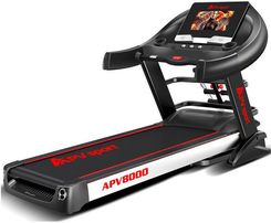 Apvsport 1 Grupa Model 8000 6Km Bieżnia Elektryczna Do Biegania I Chodzenia Ekran Tft Android 10.1 Cala Dodatkowe Wyposażenie Masażer Hantle B