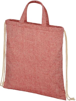 Plecak Pheebs z bawełnianym sznurkiem ściągającym z recyklingu o gramaturze 210 g/m²