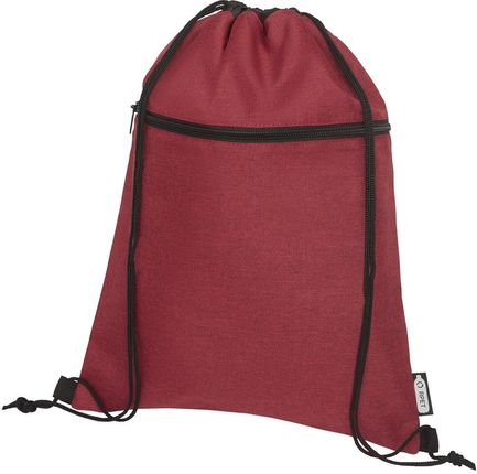 Plecak Ross z plastiku z recyclingu Czerwony