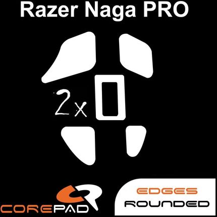 2 x CorePad Ślizgacze Razer Naga Pro