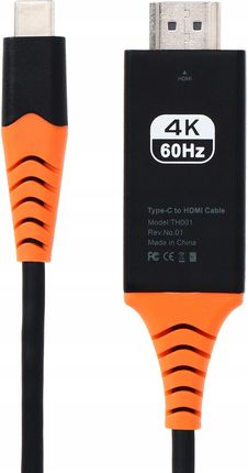 Pawonik Kabel USB C do HDMI 2.0 2M UHD 4K/60Hz MHL MacBook (48JLCH18)