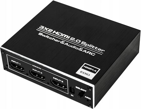 Pawonik MATRIX HDMI 2.0 3x2 SWITCH SPLITTER EKSTRAKTOR ARC (351JL4K0302B)