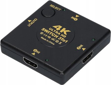 Pawonik SWITCH 3x HDMI PRZEŁĄCZNIK ROZDZIELACZ ULTRA HD 4K (127JL4K0301)