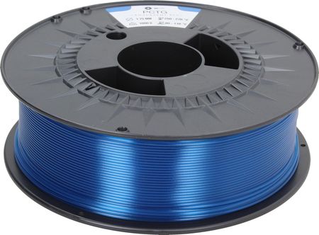 3DJAKE PCTG przezroczysty niebieski - 2,85 mm / 1000 g