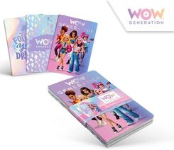 Zdjęcie Zeszyt A5 25K Wow Pakiet 3Szt Mix Wzorów - Śrem