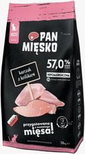 Pan Mięsko Karma Sucha Dla Kota Kurczak Z Królikiem Kocięta Xs 1,6Kg
