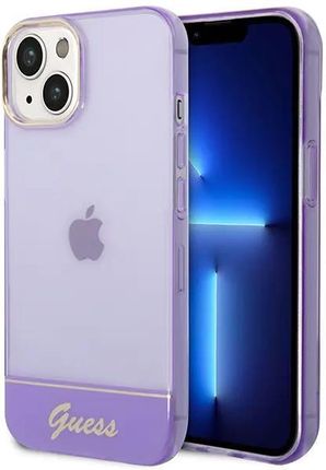 Guess GUHCP14MHGCOU iPhone 14 Plus 6,7" fioletowy/purple hardcase Translucent (650256)