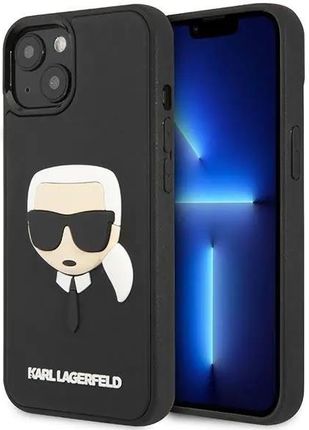 Karl Lagerfeld KLHCP14MKH3DBK iPhone 14 Plus 6,7" czarny/black hardcase 3D Rubber Karl`s Head (650315)