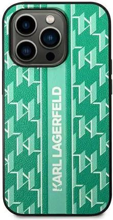 Karl Lagerfeld KLHCP14MPGKLSKN iPhone 14 Plus 6,7" hardcase zielony/green Monogram Stripe (650317)