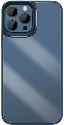 Przeźroczyste Etui Baseus Crystal do iPhone 13 Pro Max (niebieskie) (105656)