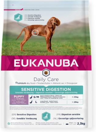 Eukanuba Daily Care Puppy Sensitive Digestion dla szczeniąt z wrażliwym przewodem pokarmowym 2,3Kg